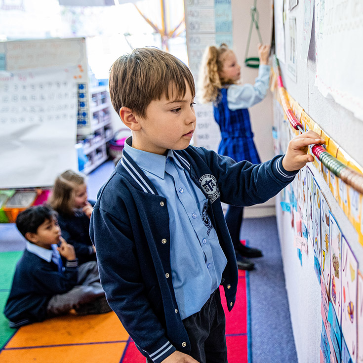 Students learning the curriculum at St Thomas Aquinas Catholic Primary Springwood