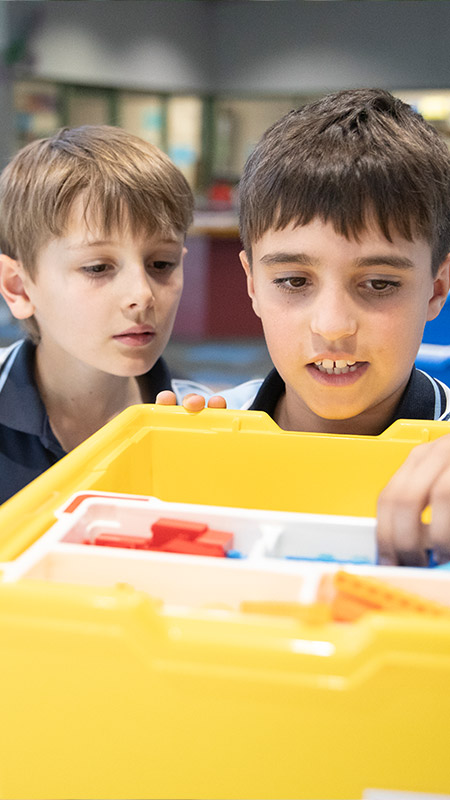 St Thomas Aquinas Catholic Primary Springwood students learning the school curriculum