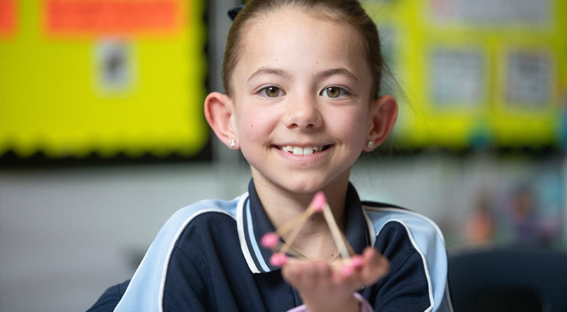 St Thomas Aquinas Catholic Primary School student learning