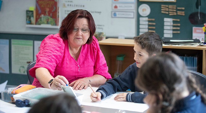 Dedicated teachers at St Thomas Aquinas Catholic Primary Springwood