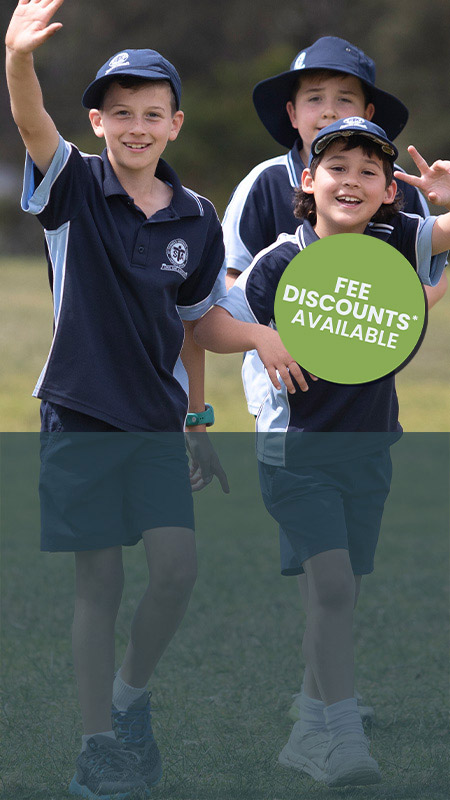 Happy St Thomas Aquinas, Springwood students on sports field